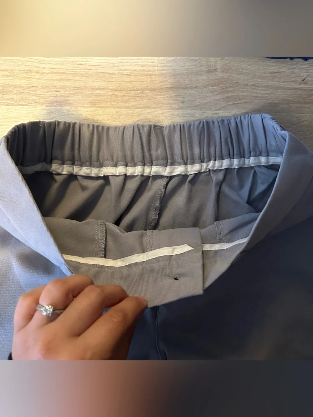 Light Gray Single-Button Blazer & Pants